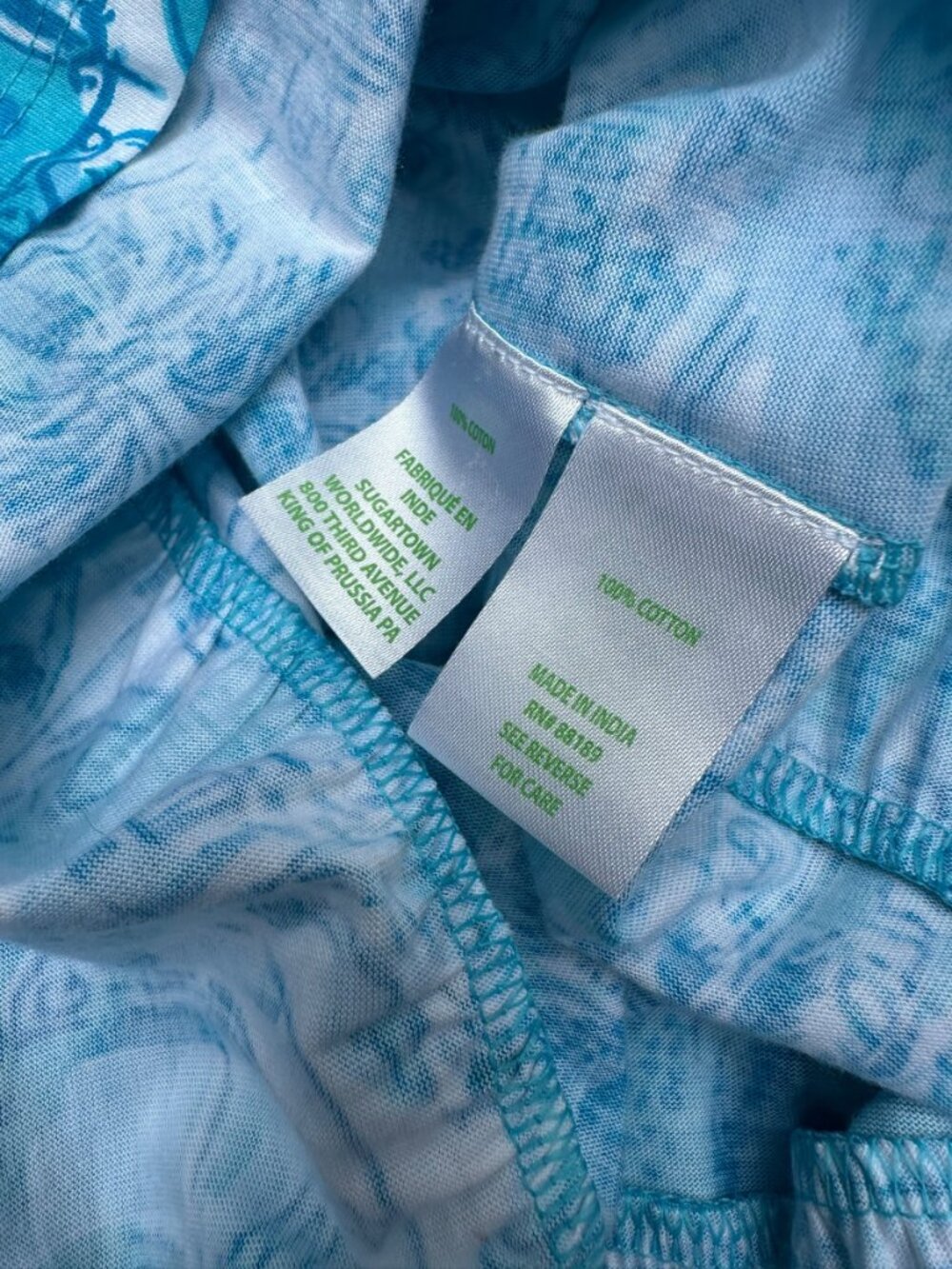 Lilly Pulitzer Lindy Dress Amalfi Blue Sunny State Of Mind XL New - Picture 7 of 11